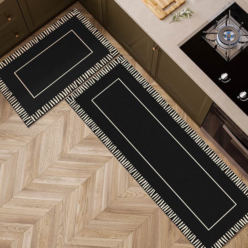 厨房地垫防油免清洗家用防滑吸水脚垫耐脏防水垫子可擦洗门口垫子,淘宝优惠券,粉丝福利购,淘宝优惠卷