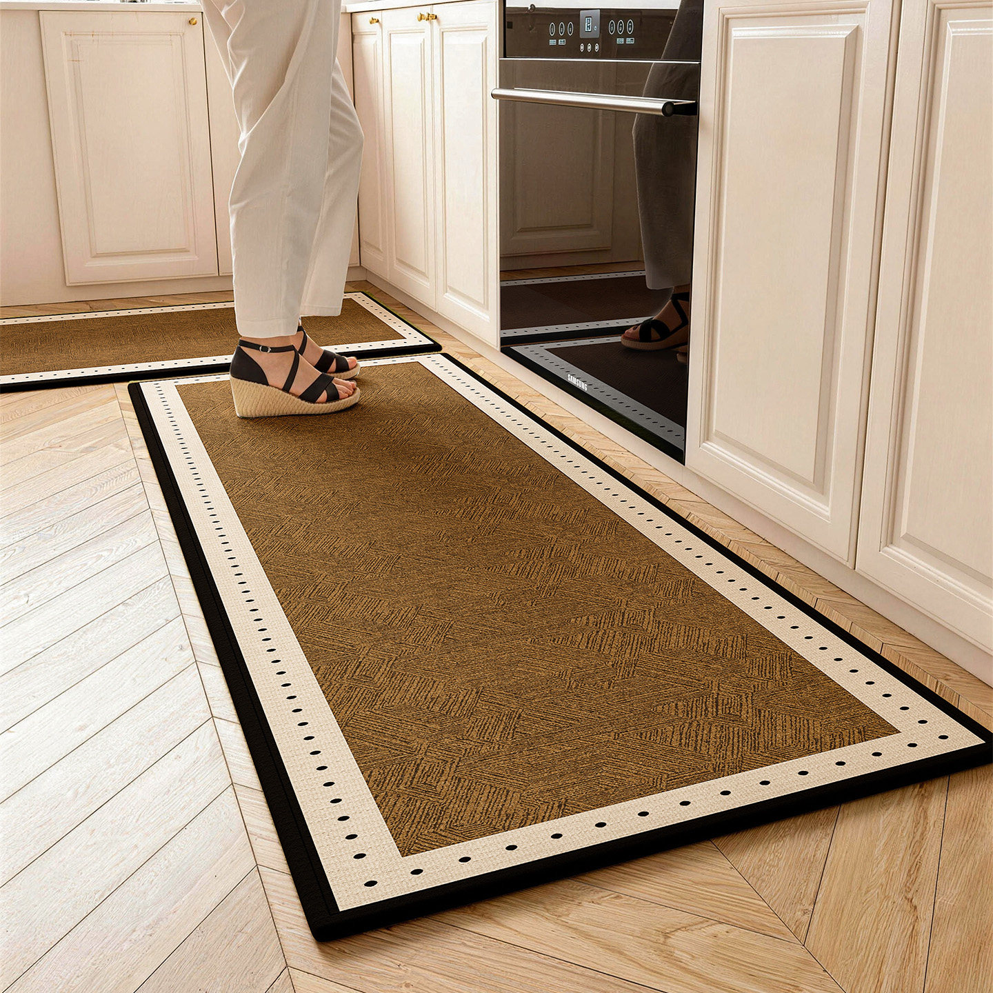 2026 new water-absorbent anti-slip and oil-proof kitchen floor mats