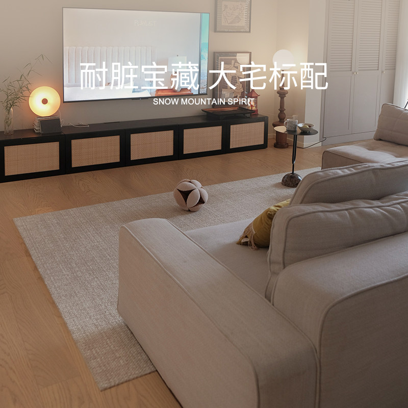 大宅标配耐脏宝藏毯进口羊毛地毯客厅2025新款现代大宅卧室高级感