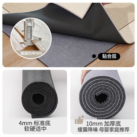 【双层可拆洗机洗水洗】地毯客厅2025新款地垫儿童爬爬垫布鲁罗曼