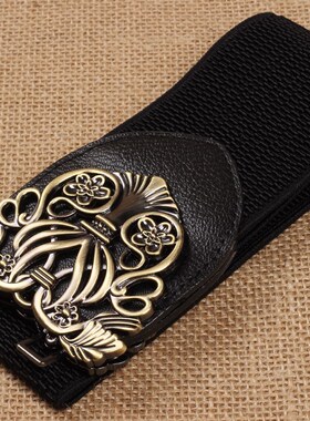 Women's waist belt复古雕花宽腰带 女 腰封 宽腰带
