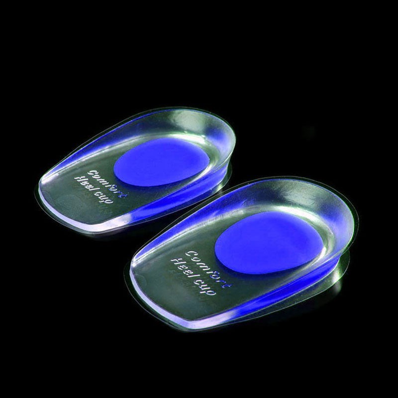 Gel Silicone Shock Cushion Insoles Shoe Foot Plantar Pads-图1