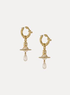 海外代购Vivienne Westwood/薇薇安·威斯特伍德女士耳环金色