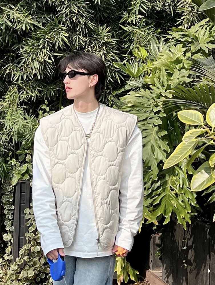 S线下同步 男女同款 秋冬B备 菱格背心空气棉加厚保暖棉马甲外套,淘宝优惠券,粉丝福利购,淘宝优惠卷