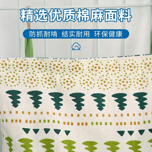 兔子草袋防浪费悬挂式吃草神器小仓鼠荷兰猪干草喂食器豚鼠食草架 - 图1