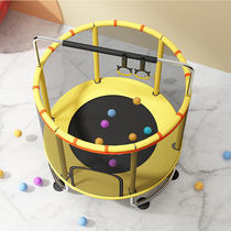 iv children trampoline family room small hop-jumping bed bounce bed baby outdoor fitness rub bed with protection