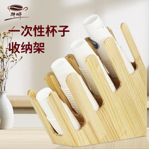 Log Cupcake Rack Bar Table Containing Milk Tea Shop Takeaway Cup Lid Fetch Cup Instrumental Acrylic Sub cup instrumental containing box