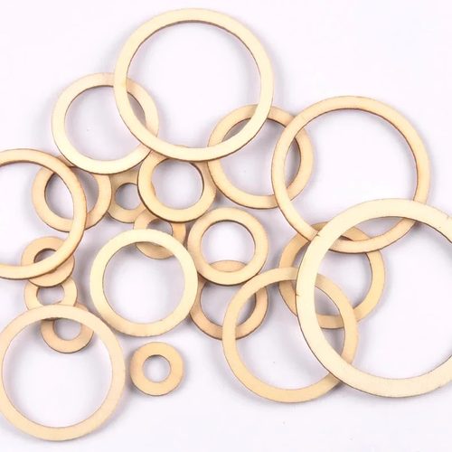 大圆圈圆环镂空圆形木片手工diy十字绣边框幼儿园环创装饰材料 - 图1