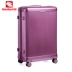 Hanke xe đẩy trường hợp thời trang sọc vali phổ bánh xe nữ mật khẩu vali 20 inch khung lên máy bay màu tím 24 inch - Va li Va li