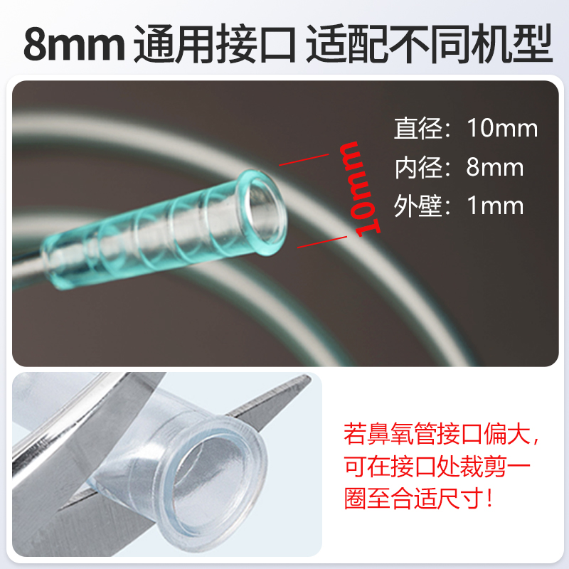 氧气管一次性使用鼻吸氧管加长医用软管输氧气老人制氧机家用配件 - 图3