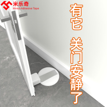 Creative Door Stopper Anticollision Stainless Steel Door Suction Ground Suction Free Punch Suction Wall Blocker Windproof Door Stopper Fixed