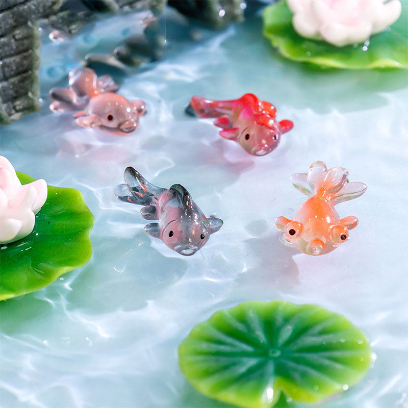 微景观创意可爱小鱼锦鲤 水族箱鱼缸生态瓶造景DIY装饰配件小摆件,淘宝优惠券,粉丝福利购,淘宝优惠卷