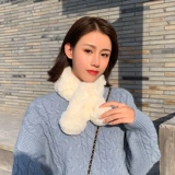 Универсальный милый демисезонный шарф, в корейском стиле