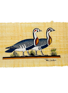 埃及字母表进口手工精品莎草纸画正宗旅游纪念品工艺树皮装饰画