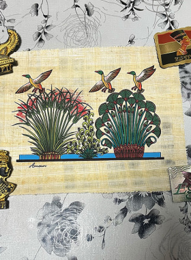 埃及莎草画草纸画手信伴手礼