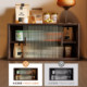 Desktop storage rack storage box dustproof cup storage cabinet kitchen tableware multi-function dish sorting rack