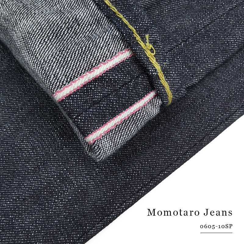 MOMOTARO JEANS0405/0605/0105桃太郎10oz夏超薄津巴棉原色牛仔裤-图2