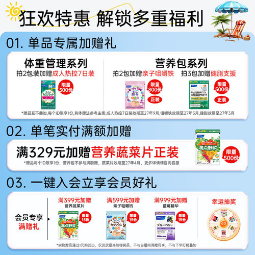 FANCL芳珂40岁女士男士复合维生素每日综合营养包*2辅酶B族保健品 - 图0
