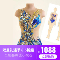 DVWVB Customized Figure Skating Clothing Art Gymnastics Suit Children Adult Female Dress G02