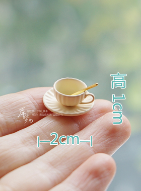 微缩迷你咖啡店娃娃屋场景