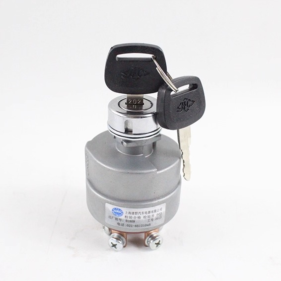 叉车点火锁起动预热钥匙点火开关JK406C适用杭叉A30 A35 3-3.5吨 - 图1