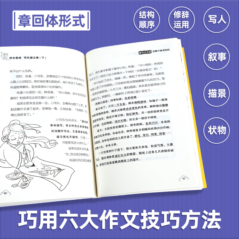 作文笑传第一季全4册 何捷老师的作文书小学3-6年级课外阅读书籍书目作文大全读物三四五六年级同步作文训练图书作文入门素材 - 图1