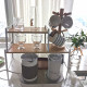 Storage rack double-layer water cup kitchen cabinet shelves multi-layer