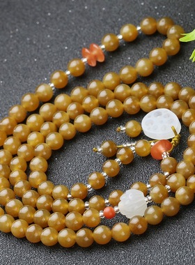 手串天然项链女款佛珠新疆和田玉