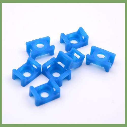 美国泛达原装特氟龙马鞍型扎带固定底座耐高温螺丝孔座电线固定器 - 图3