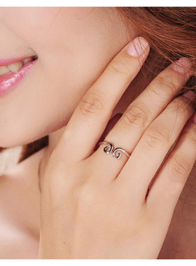 时尚国风s925纯银西游记紧箍咒开口戒指指环男女饰品摆摊