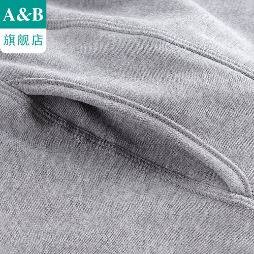 ab内衣纯棉秋衣秋裤圆领保暖男女低领套装旗舰店官网S678/S689 - 图3