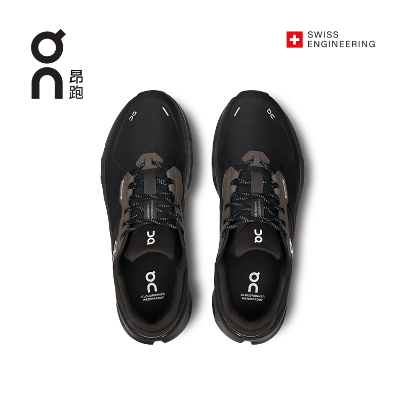 On昂跑 Cloudrunner 2 Waterproof 2024男款入门缓震支撑防水跑鞋 - 图1