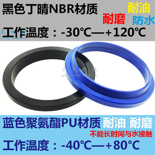 WA1防尘圈FA油封J型PU丁晴180 185 190 200*200 205 210 220*7/14 - 图0