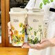 Coffee thermos cup for girls 2024 new double drinking cup light luxury high-end cup with straw accompanying large capacity