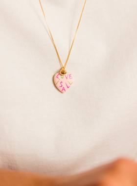 英国george melisins简约滴油爱心开合相册项链可开合项链18k镀