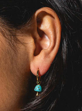 英国George Melisins风蘑菇项链女可爱风吊坠项链小众设计时尚