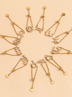 英国george melis欧美气质小众设计手饰镀18k金抽拉可调节十二