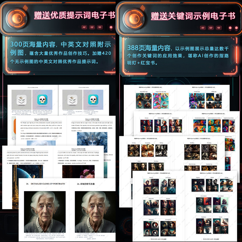 Midjourney AI绘画教程:设计与关键词创作技巧588例-图2