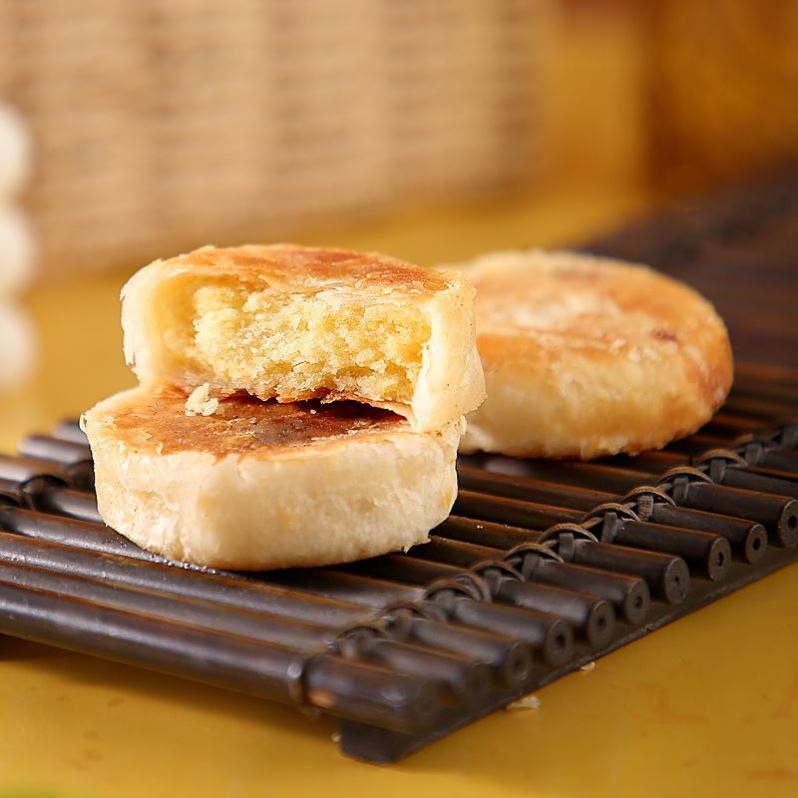 正宗惠来绿豆饼潮汕特产红豆饼紫薯饼香芋饼黑豆饼【顺丰包邮】 - 图0