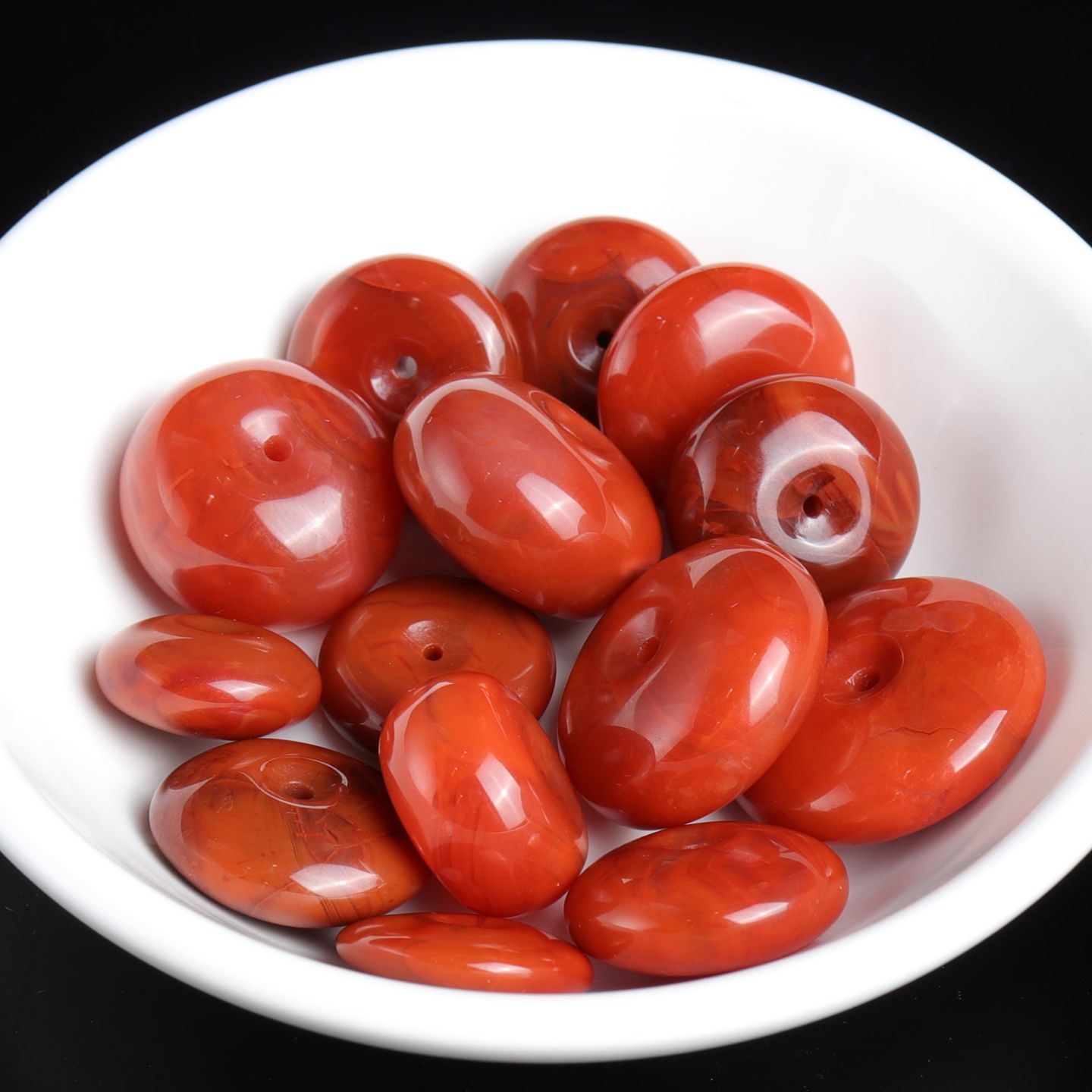 天然南红玛瑙 平安扣 吊坠情人节礼物饰品男女款一图一物 - 图2