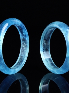 民族风女海蓝宝手镯天然