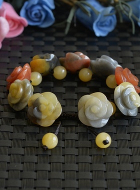 天然新疆手钏彩玉