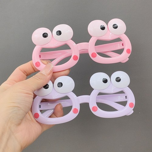 儿童眼镜框可爱青蛙玩具镜架超萌卡通男童女童宝宝装饰眼镜无镜片 - 图1