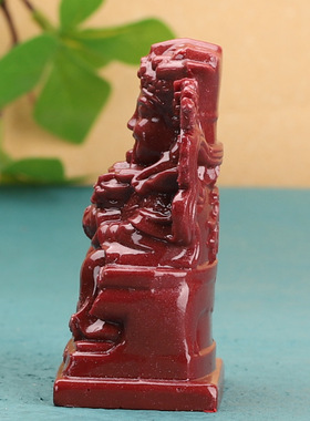 新款财神爷摆件聚宝盆文财神坐像财神像家居供养神像客厅公司礼品