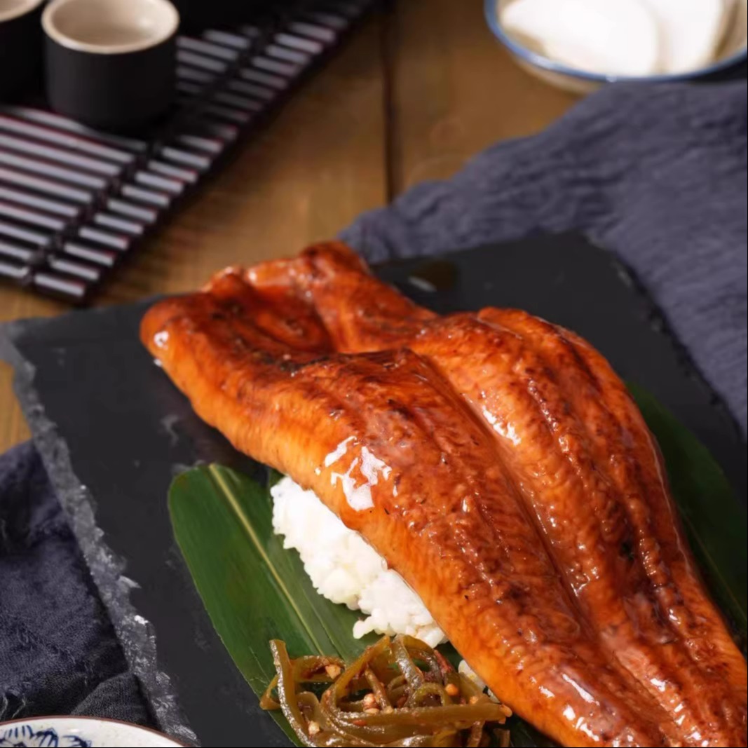 鳗臻蒲烧鳗鱼500g福清河鳗整条不分段出口品质日料寿司专用食材 - 图1