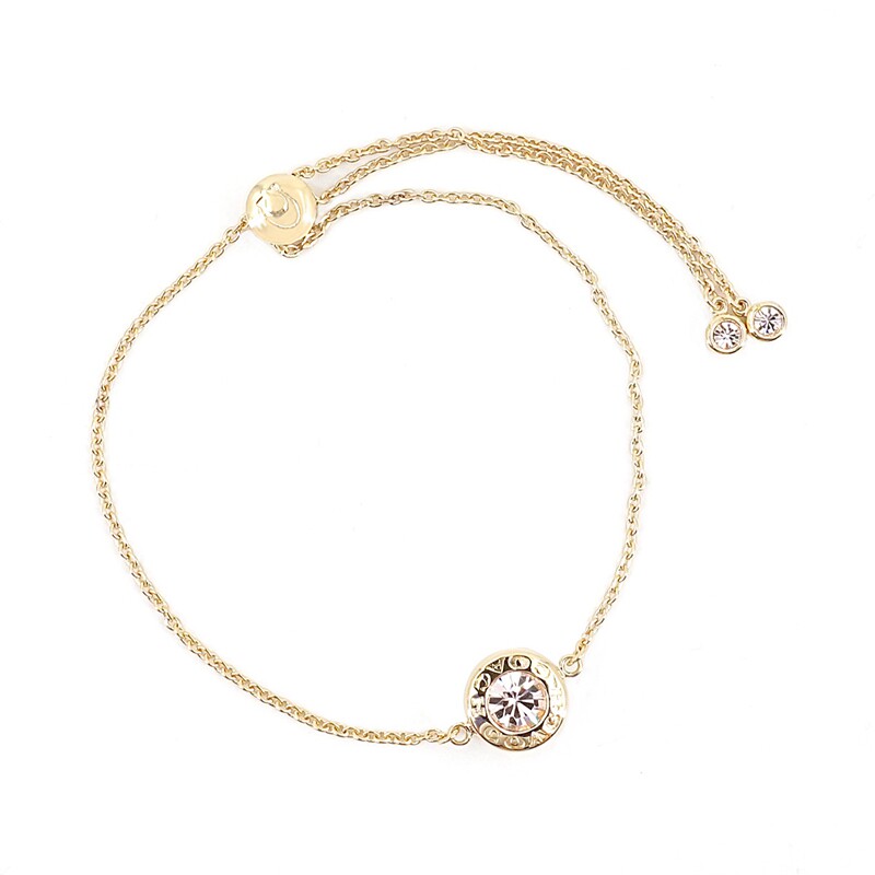 coach /蔻驰正品女单钻圆钻手链 3H2O海外手链