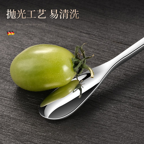 CHEEMEE精致316L不锈钢搅拌勺长柄冰勺咖啡搅拌棒奶茶蜂蜜小勺子 - 图3