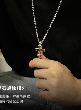 圣光项链男士情侣款毛衣链