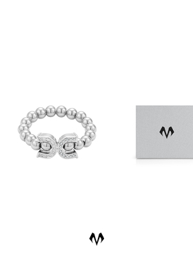 babama好事系列好事连连蹄环戒指情侣对戒男戒指马年生肖圣诞礼物