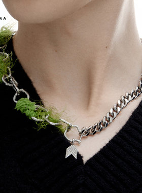 babama潮流同款拼接女高级感项链